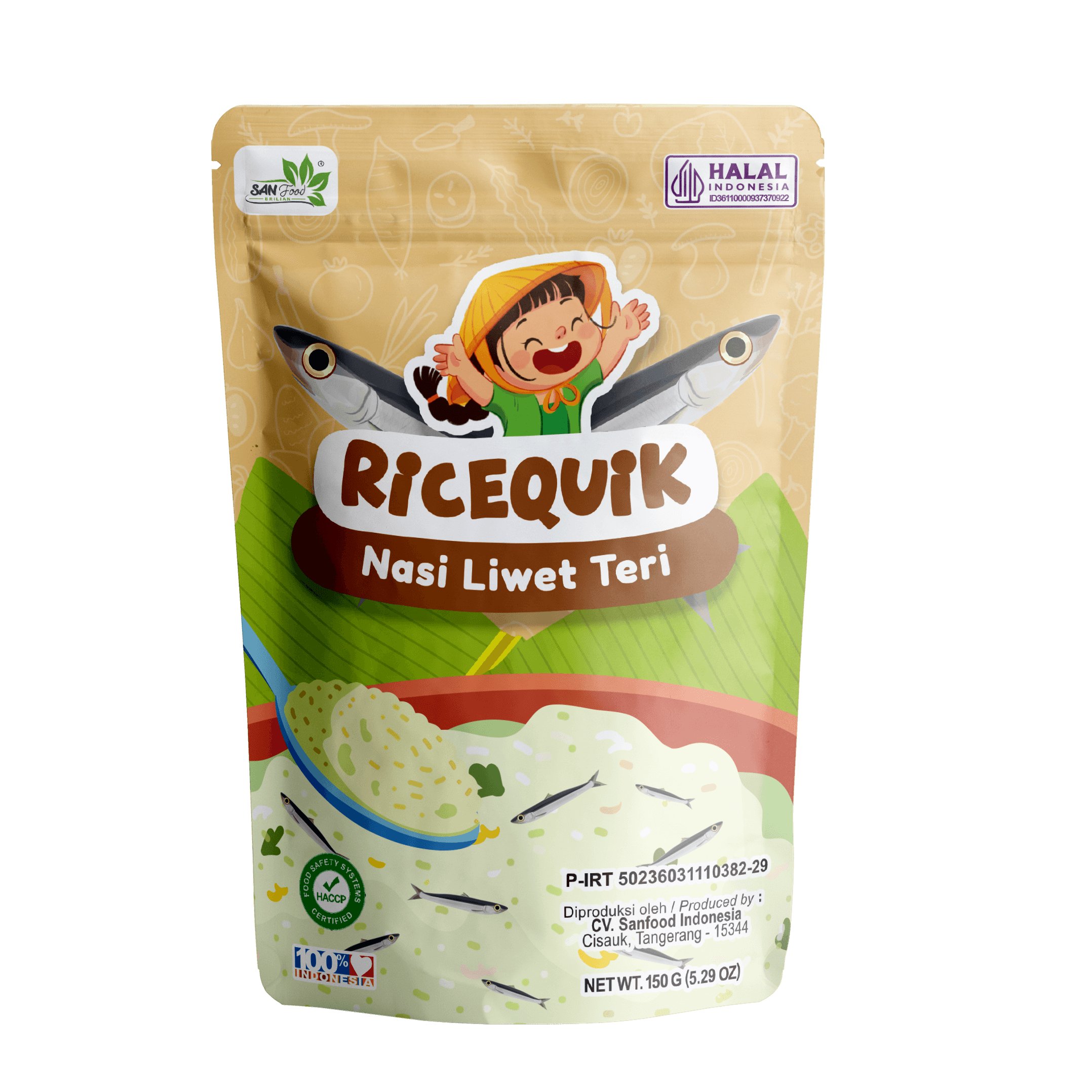 Produk Liwet teri Sanfood Indonesia | GOOD FOOD FOR GOOD KIDS